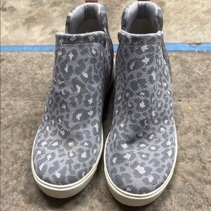 Ryka Gray Ankle Booties with Elastic Slip-On Design